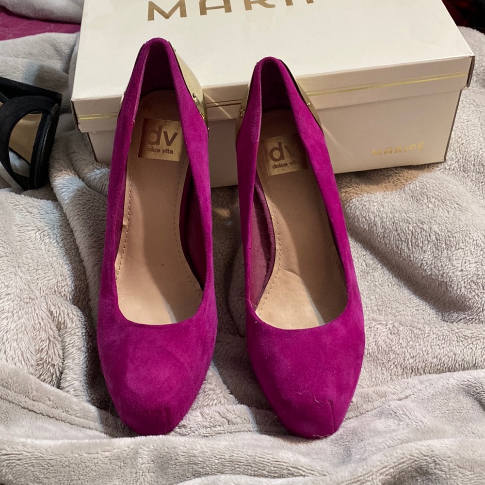 dv by Dolce Vita Bianca fuchsia pumps